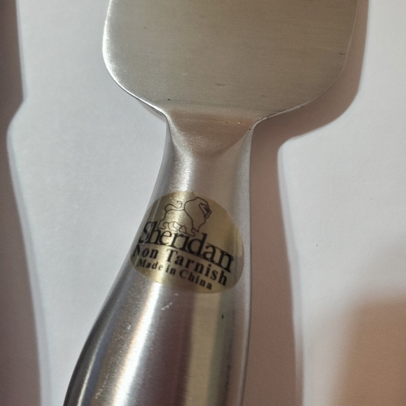 Cheese Knife & Wooden Block Set Initialed "W" - Picture 10 of 13